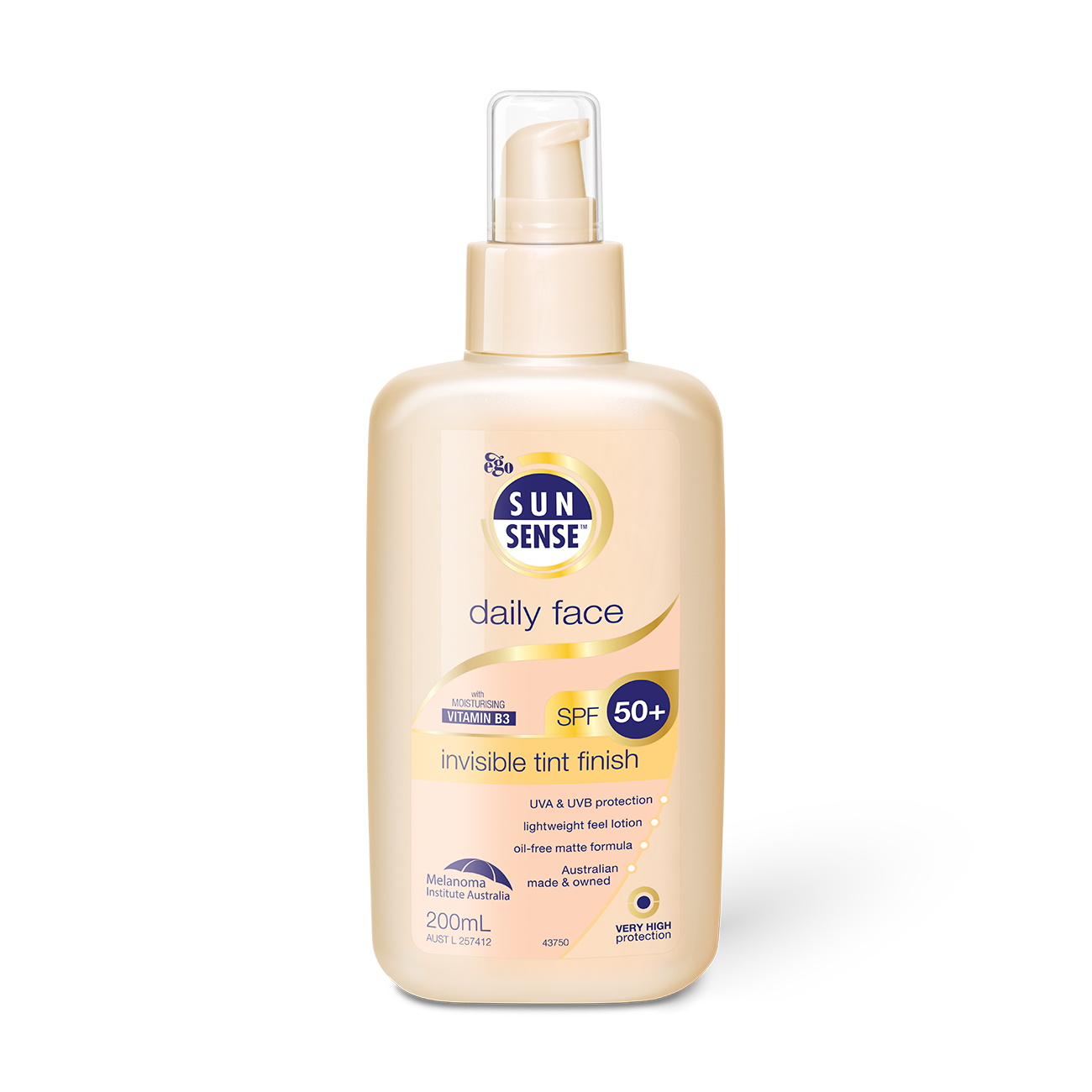 sunsense daily face spf 50 plus sunscreen 200 ml